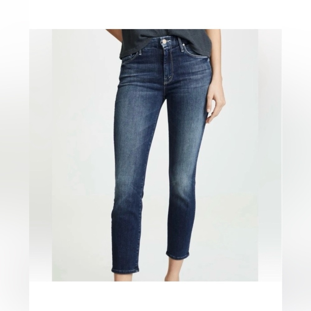 Mother Denim The Looker Crop in Coffee Tea or Me Size 26